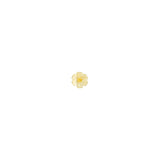 Birthstone Flower CZ Stud