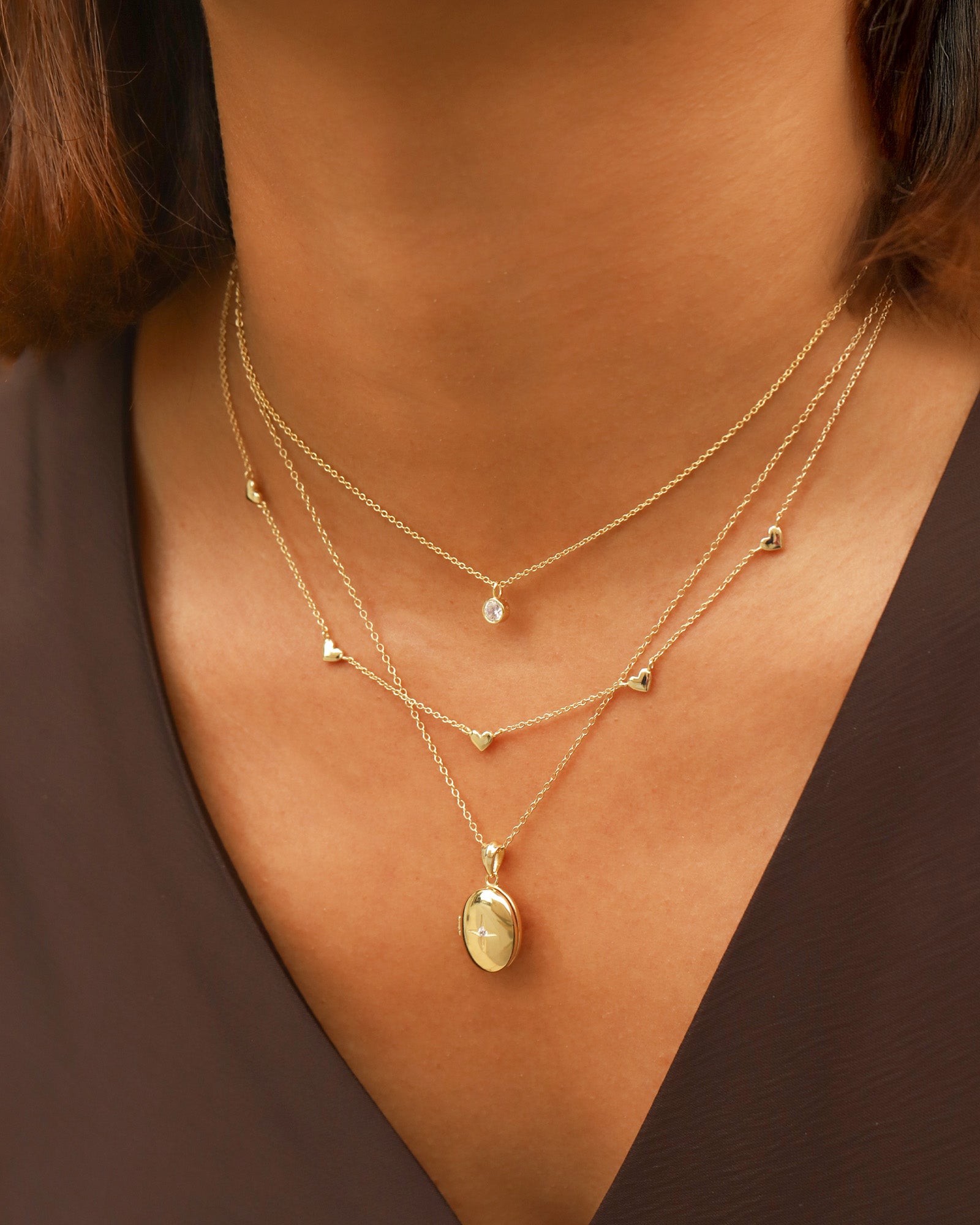 Quiet Icon-Celestial Star Locket-Necklaces-Blue Ruby Jewellery-Vancouver Canada