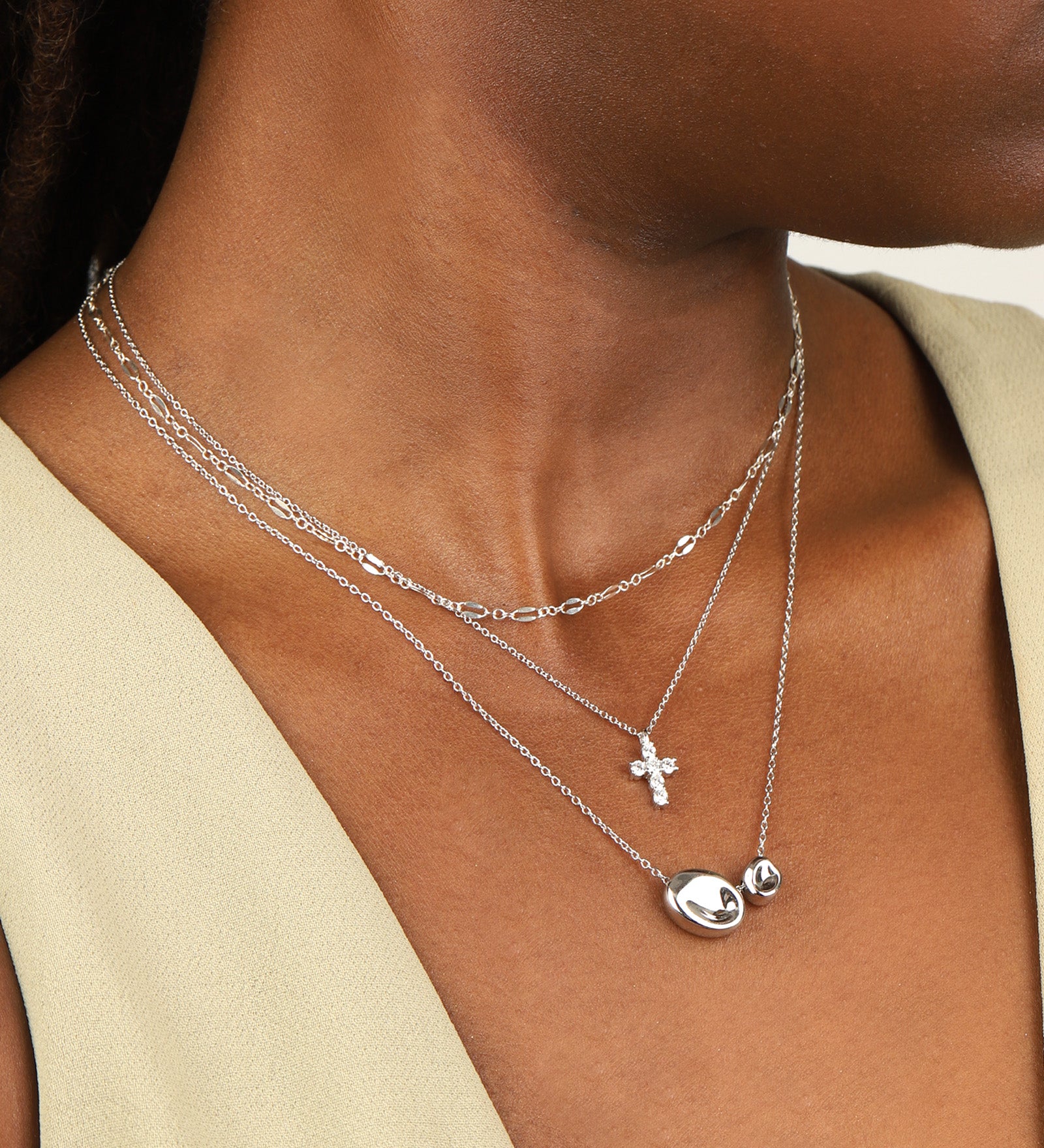 Quiet Icon-Organic Toi Et Moi Necklace-Necklaces-Blue Ruby Jewellery-Vancouver Canada