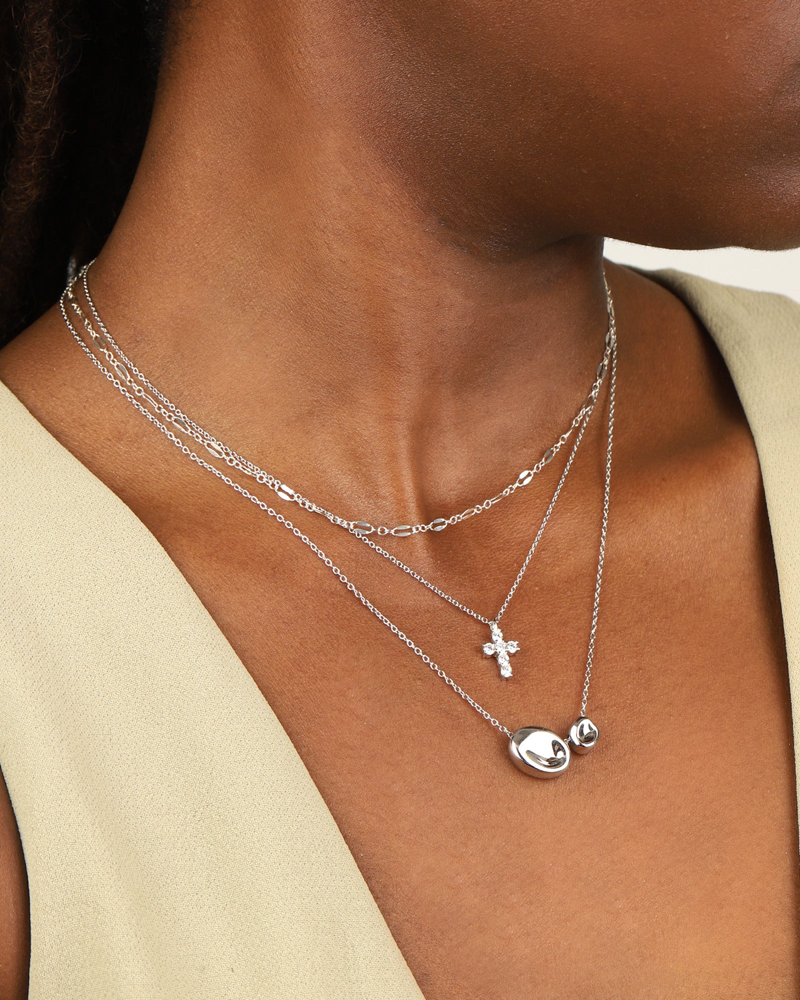 Quiet Icon-Organic Toi Et Moi Necklace-Necklaces-Blue Ruby Jewellery-Vancouver Canada