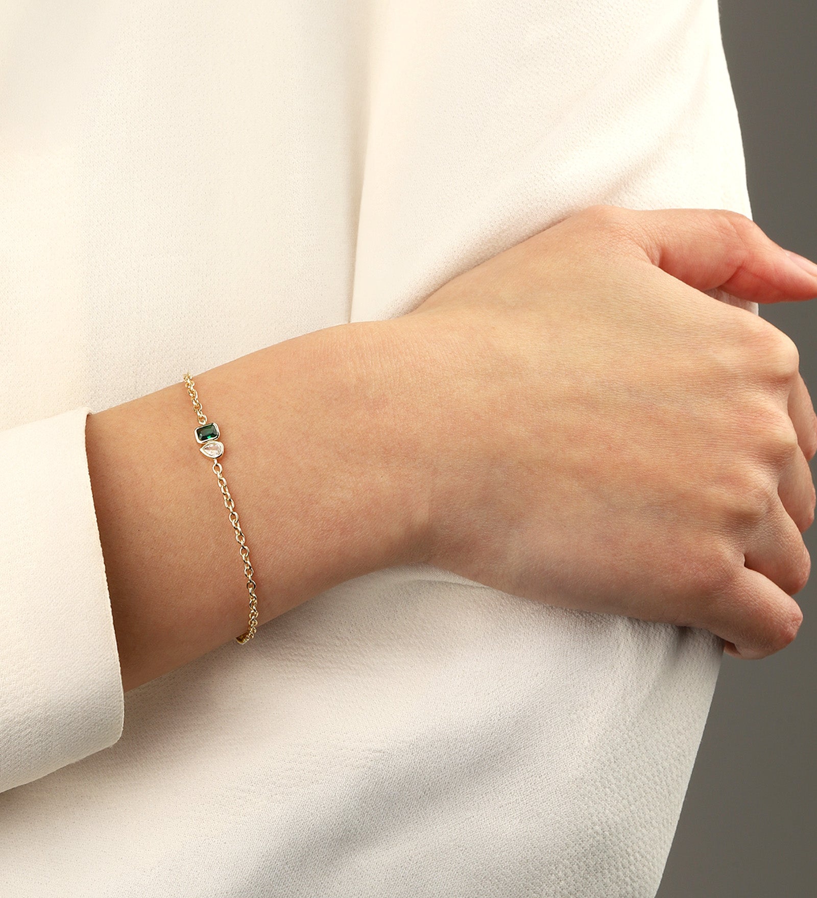 Quiet Icon-Toi Et Moi Bracelet-Bracelets-Blue Ruby Jewellery-Vancouver Canada