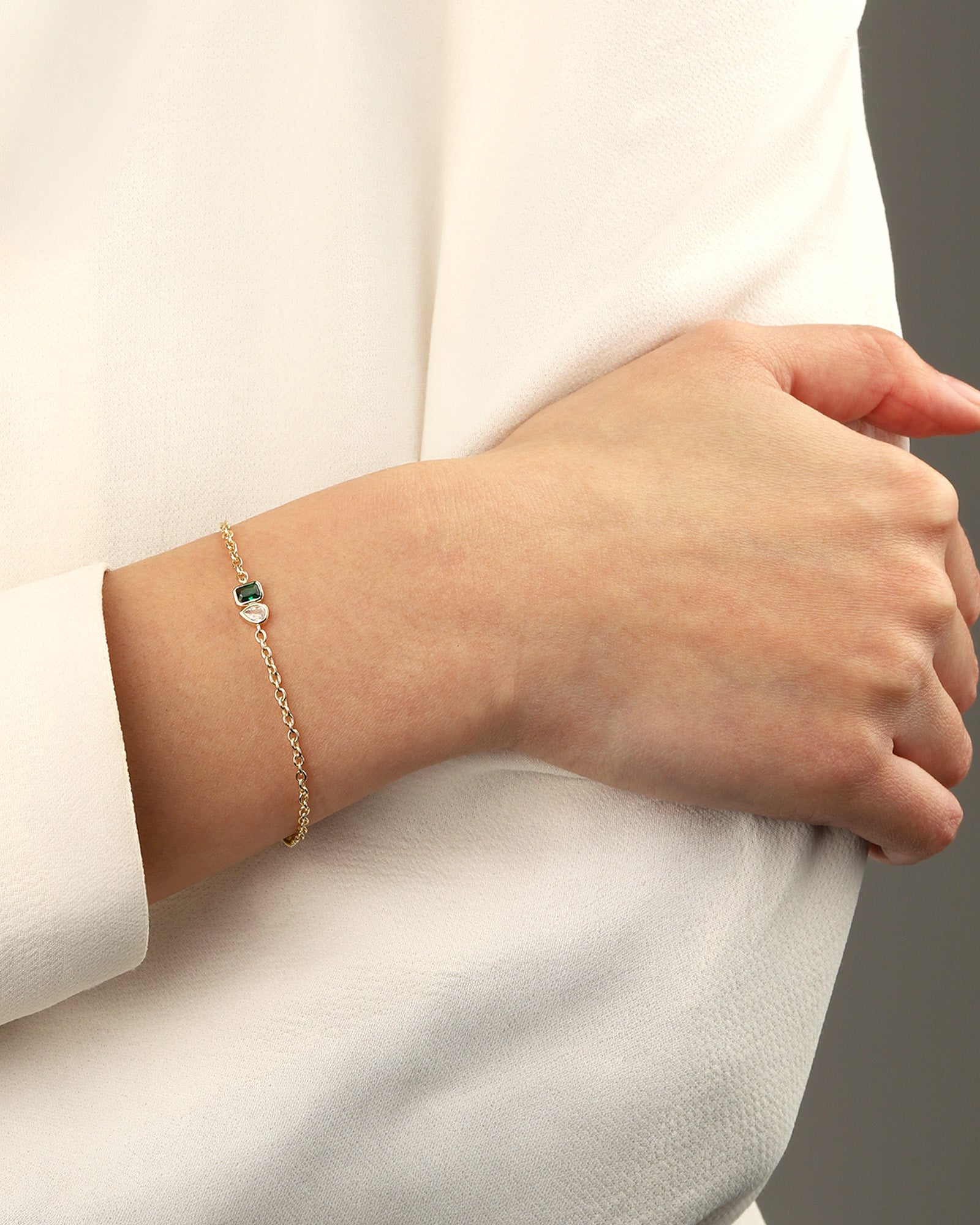 Quiet Icon-Toi Et Moi Bracelet-Bracelets-Blue Ruby Jewellery-Vancouver Canada