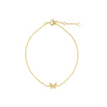 Quiet Icon-Classic Butterfly Bracelet-Bracelets-14k Gold Vermeil, Cubic Zirconia-Blue Ruby Jewellery-Vancouver Canada