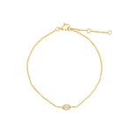 Quiet Icon-Marquise CZ Bracelet-Bracelets-14k Gold Vermeil, Cubic Zirconia-Blue Ruby Jewellery-Vancouver Canada