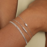 Quiet Icon-Marquise CZ Bracelet-Bracelets-Blue Ruby Jewellery-Vancouver Canada