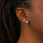 Quiet Icon-Evil Eye CZ Single Stud-Earrings-Blue Ruby Jewellery-Vancouver Canada
