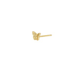 Quiet Icon-Small Butterfly Single Stud-Earrings-Blue Ruby Jewellery-Vancouver Canada