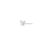 Quiet Icon-Small Butterfly Single Stud-Earrings-Blue Ruby Jewellery-Vancouver Canada