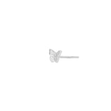 Quiet Icon-Small Butterfly Single Stud-Earrings-Blue Ruby Jewellery-Vancouver Canada