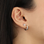 Quiet Icon-Small Butterfly Single Stud-Earrings-Blue Ruby Jewellery-Vancouver Canada