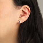 Quiet Icon-Teardrop Studs-Earrings-Blue Ruby Jewellery-Vancouver Canada
