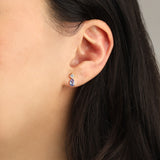 Quiet Icon-Teardrop Studs-Earrings-Blue Ruby Jewellery-Vancouver Canada
