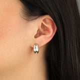 Quiet Icon-Column Hoops-Earrings-Blue Ruby Jewellery-Vancouver Canada