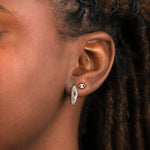 Quiet Icon-Evil Eye CZ Single Stud-Earrings-Blue Ruby Jewellery-Vancouver Canada