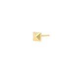 Quiet Icon-Pyramid Single Stud-Earrings-Blue Ruby Jewellery-Vancouver Canada
