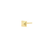 Quiet Icon-Pyramid Single Stud-Earrings-Blue Ruby Jewellery-Vancouver Canada