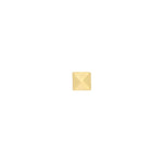 Quiet Icon-Pyramid Single Stud-Earrings-14k Gold Vermeil-Blue Ruby Jewellery-Vancouver Canada