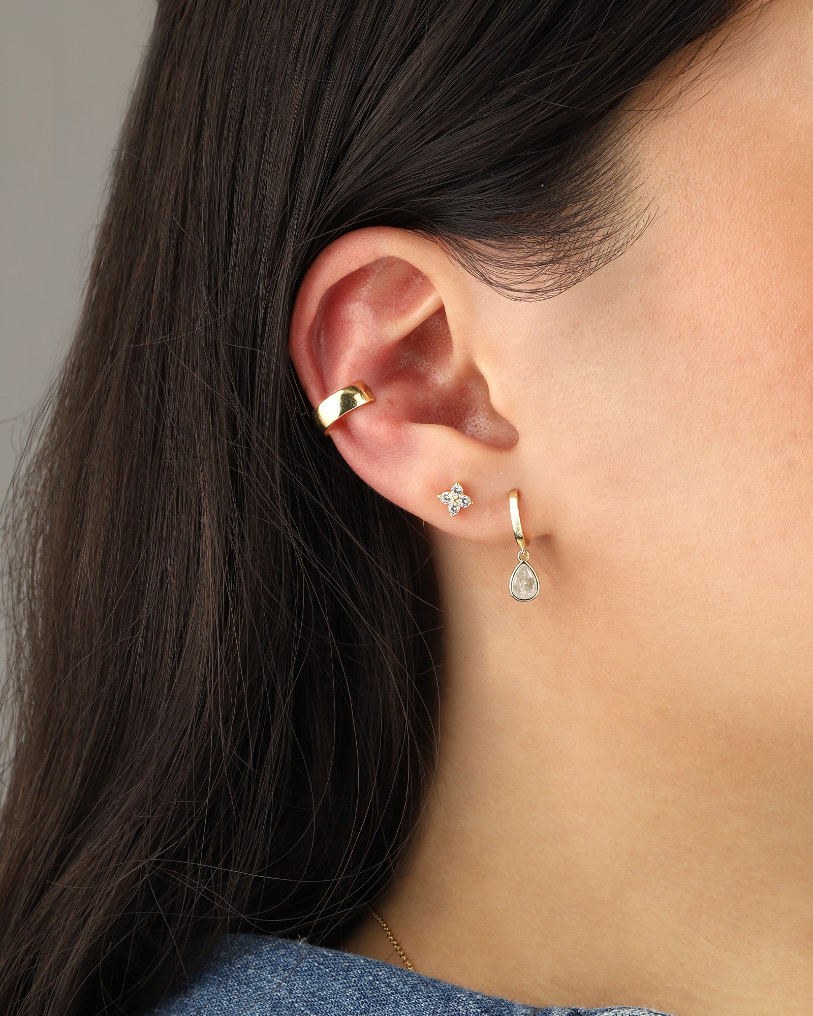 Quiet Icon-Blossom Single Stud-Earrings-Blue Ruby Jewellery-Vancouver Canada
