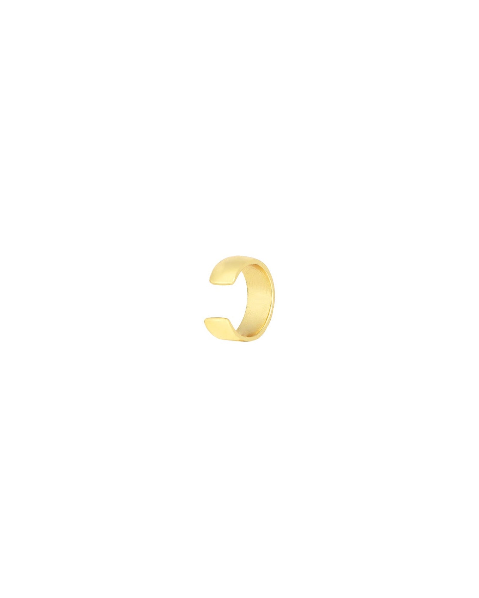 Wide Ear Cuff 14k Gold Vermeil