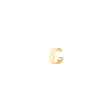 Quiet Icon-Wide Ear Cuff-Earrings-14k Gold Vermeil-Blue Ruby Jewellery-Vancouver Canada