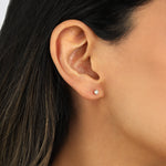 Quiet Icon-Evil Eye Ear Jacket-Earrings-Blue Ruby Jewellery-Vancouver Canada