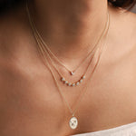 Quiet Icon-Oval Butterfly Necklace-Necklaces-Blue Ruby Jewellery-Vancouver Canada