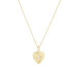 Quiet Icon-Radiant Heart Evil Eye Necklace-Necklaces-14k Gold Vermeil, Cubic Zirconia-Blue Ruby Jewellery-Vancouver Canada
