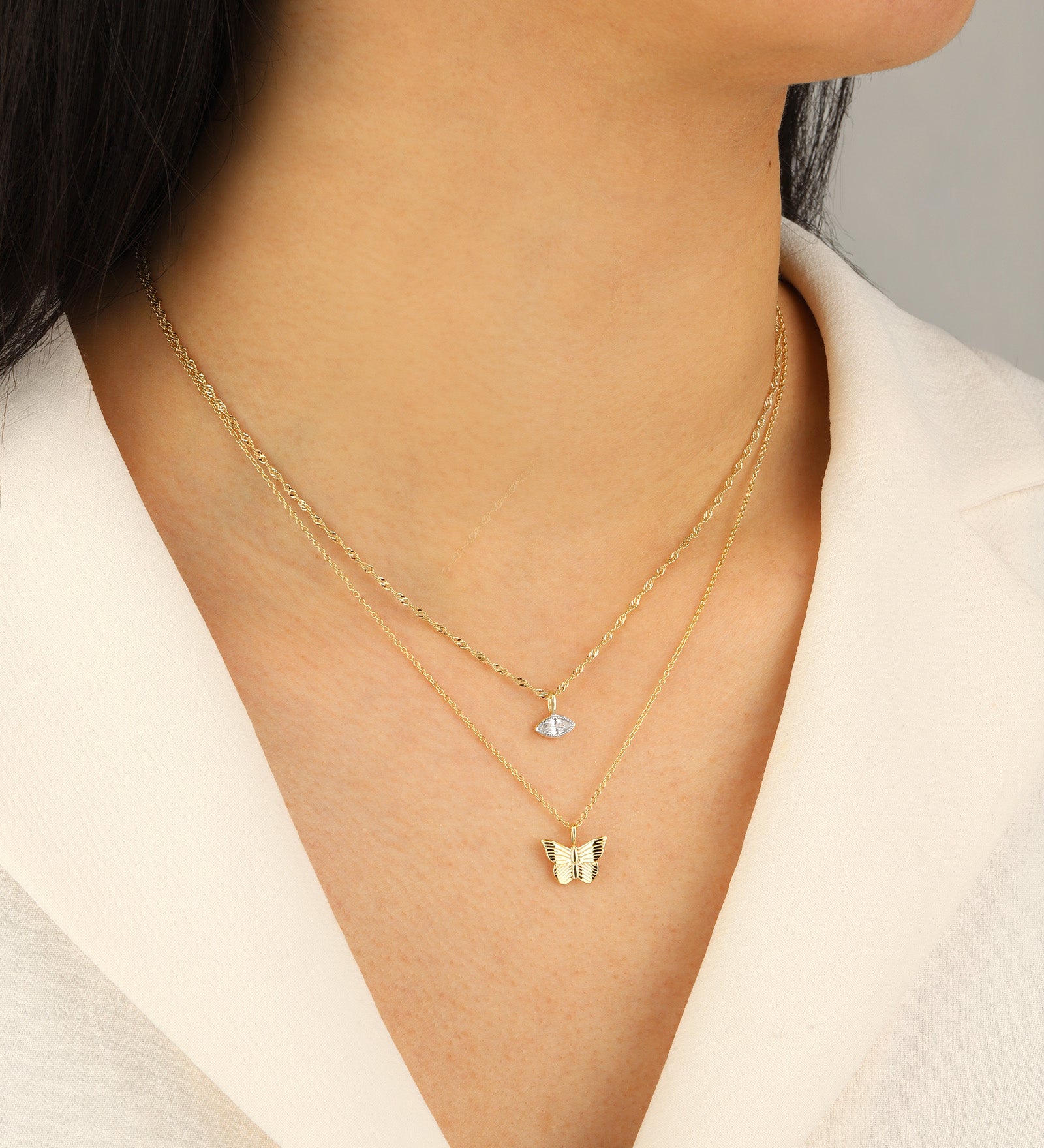 Quiet Icon-Monarch Pendant Necklace-Necklaces-Blue Ruby Jewellery-Vancouver Canada