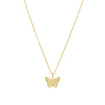 Quiet Icon-Monarch Pendant Necklace-Necklaces-14k Gold Vermeil-Blue Ruby Jewellery-Vancouver Canada