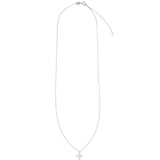 Quiet Icon-Petite Cross Necklace-Necklaces-Blue Ruby Jewellery-Vancouver Canada