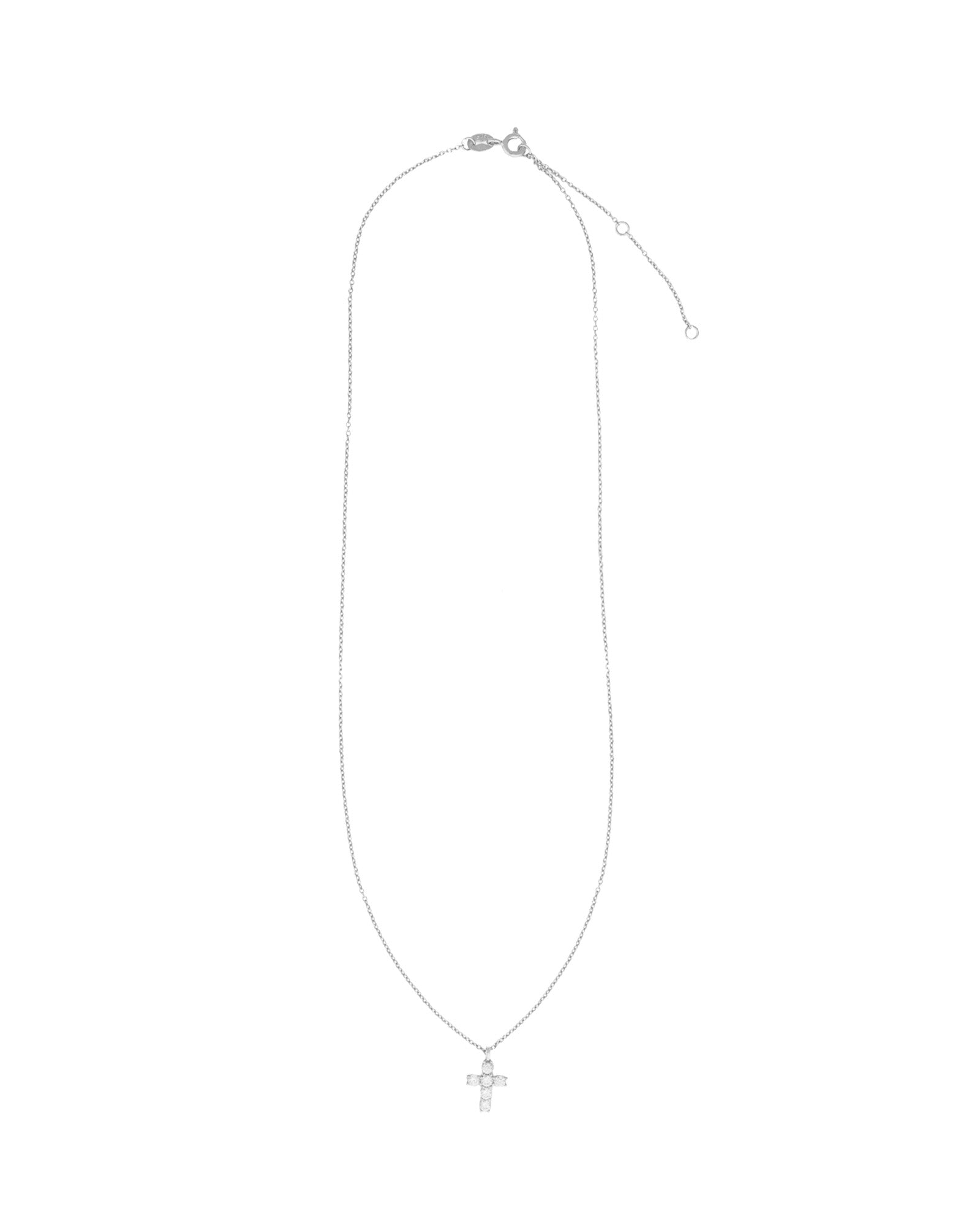 Quiet Icon-Petite Cross Necklace-Necklaces-Blue Ruby Jewellery-Vancouver Canada