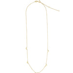 Quiet Icon-Heart Station Necklace-Necklaces-Blue Ruby Jewellery-Vancouver Canada