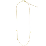Quiet Icon-Heart Station Necklace-Necklaces-Blue Ruby Jewellery-Vancouver Canada