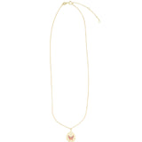 Quiet Icon-Butterfly Medallion Necklace-Necklaces-Blue Ruby Jewellery-Vancouver Canada