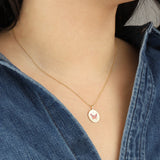 Quiet Icon-Butterfly Medallion Necklace-Necklaces-Blue Ruby Jewellery-Vancouver Canada