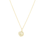 Quiet Icon-Bloom Medallion Necklace-Necklaces-Blue Ruby Jewellery-Vancouver Canada