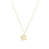 Quiet Icon-Bloom Medallion Necklace-Necklaces-Blue Ruby Jewellery-Vancouver Canada