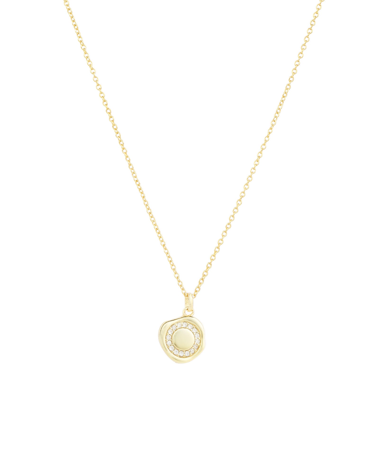 Quiet Icon-Bloom Medallion Necklace-Necklaces-Blue Ruby Jewellery-Vancouver Canada