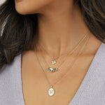 Quiet Icon-Bloom Medallion Necklace-Necklaces-Blue Ruby Jewellery-Vancouver Canada