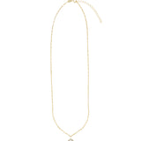 Quiet Icon-Evil Eye Rope Chain Necklace-Necklaces-Blue Ruby Jewellery-Vancouver Canada
