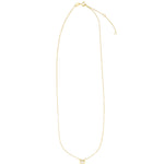 Quiet Icon-Emerald Cut East-West Necklace-Necklaces-Blue Ruby Jewellery-Vancouver Canada