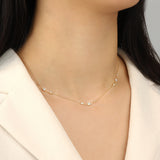 Quiet Icon-Trinity Station Necklace-Necklaces-Blue Ruby Jewellery-Vancouver Canada