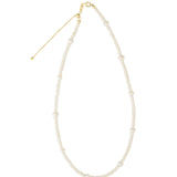 Quiet Icon-Mixed Size Pearl Necklace-Necklaces-Blue Ruby Jewellery-Vancouver Canada