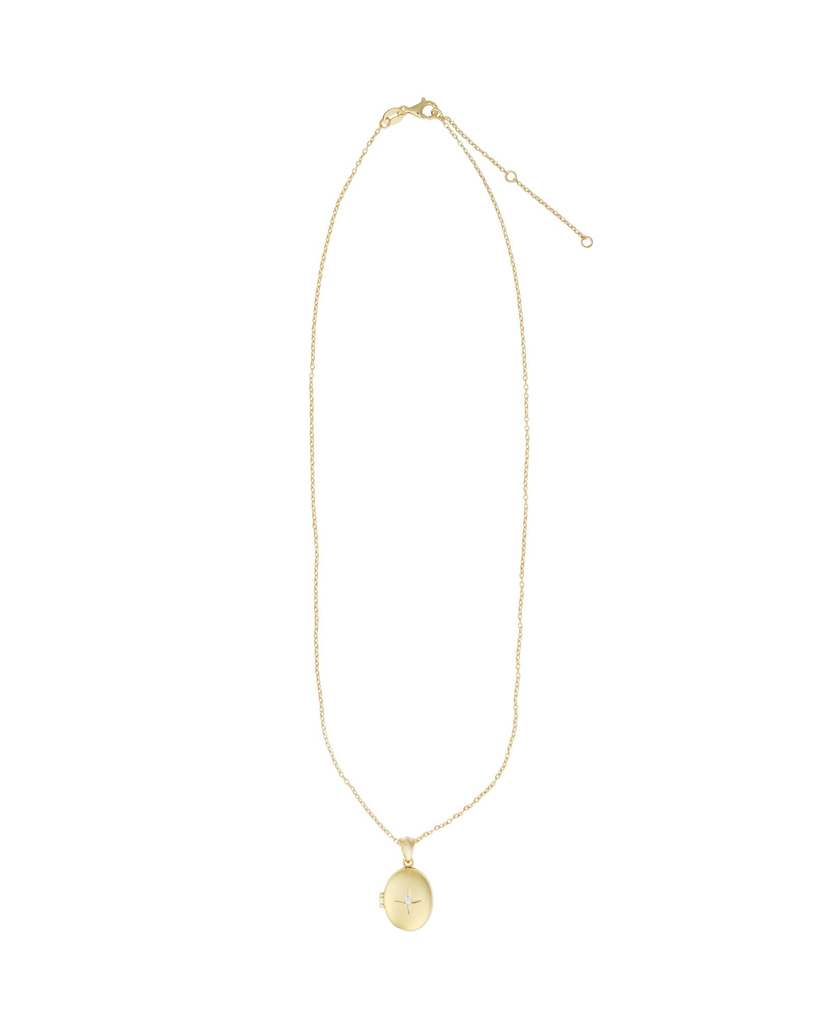 Quiet Icon-Celestial Star Locket-Necklaces-Blue Ruby Jewellery-Vancouver Canada