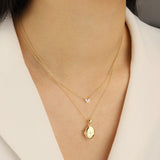 Quiet Icon-Celestial Star Locket-Necklaces-Blue Ruby Jewellery-Vancouver Canada