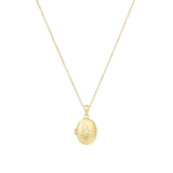 Quiet Icon-Celestial Star Locket-Necklaces-14k Gold Vermeil, Cubic Zirconia-Blue Ruby Jewellery-Vancouver Canada