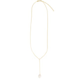 Quiet Icon-Pearl Y Necklace-Necklaces-Blue Ruby Jewellery-Vancouver Canada