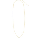 Petite Butterfly Necklace 14k Gold Vermeil, Cubic Zirconia