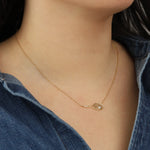 Quiet Icon-Courtside Pendant Necklace-Necklaces-Blue Ruby Jewellery-Vancouver Canada