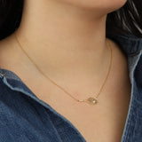 Quiet Icon-Courtside Pendant Necklace-Necklaces-Blue Ruby Jewellery-Vancouver Canada